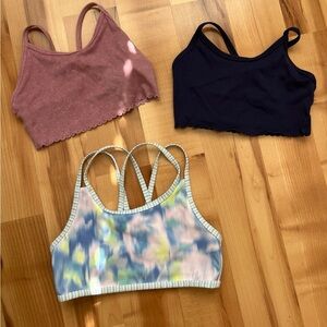 ZYIA Kids Sports Bra Trio